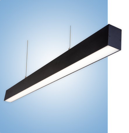 Светильник профильный L70 серия vs-ds-L70 в черном корпусе