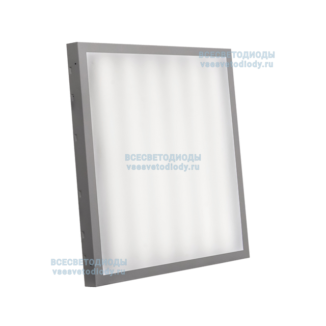 Светильник Clip-in 48W-5700Lm Суперэффективный  5000-5500К Опал IP54 с БАП (vsesv) на 3 часа